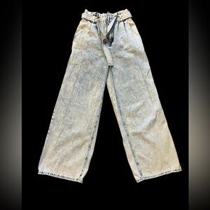 Pretty little things high rise wide denim pants size 4